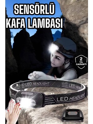 Kamp Lambası LED Işık Kafa Lambası Balıkçı Lambası Ayarlanabilir
