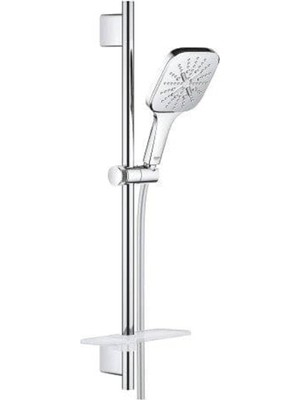 Hansgrohe Grohe Rainshower 130 Smartactive Cube | Duş Çubuğu Seti, 3 Püskürtme Türü | Krom | 26584000