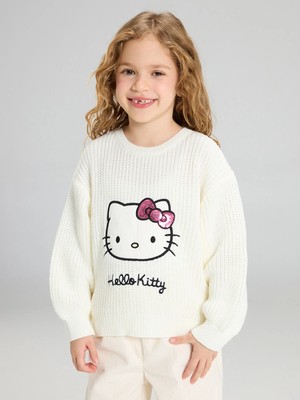Lc Waikiki Yeni Sezon Hello Kitty Baskılı Kız Çocuk Kazak