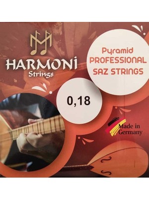 Misda Store Pyramid Kısa Sap Saz Bağlama Teli Takım Profesyonel Piramit (Alman Malı)