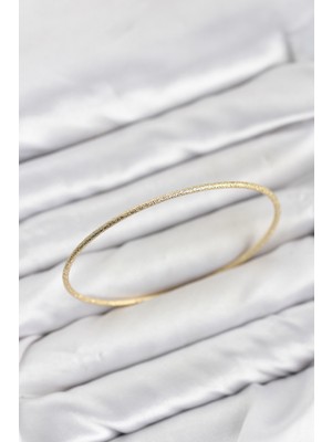 Clariss cm Gold Renk Simli Model 65 mm Bilezik