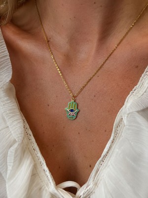 Sirius Jewelry 316L Çelik Hamsa Kolye