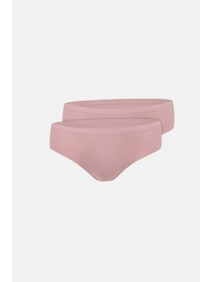 Dagi Vizon 2'li Pamuklu Lazer Kesim Hipster Külot