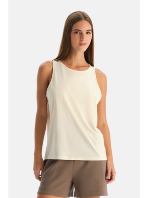 Dagi Ekru Basic Polyviskon Atlet