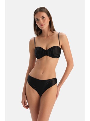 Dagi Siyah Orta Bel Bikini Alt