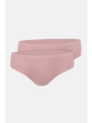 Dagi Ten 2'li Pamuklu Lazer Kesim Hipster Külot