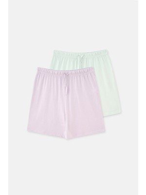 Dagi Multicolor Ikili Örme Şort