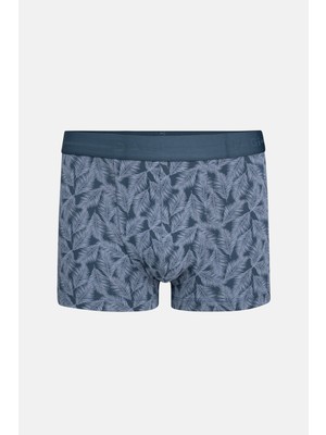 Dagi Mavi 5210 Desenli Pamuk Boxer