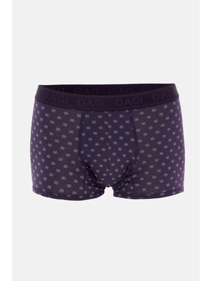 Dagi Antrasıt Desenli Micro Modal Boxer