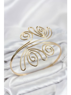 Clariss Pazu Bileklik Gold Renk Pirinç Bohem Model
