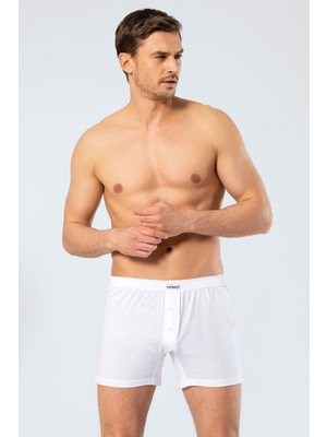 Cacharel Erkek Pamuk Modal Boxer 1204/BEYAZ