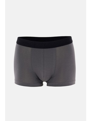 Dagi Antrasıt 5210 Desenli Pamuk Boxer