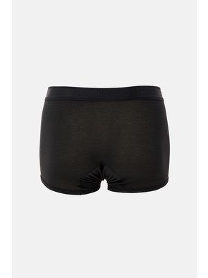 Dagi Siyah Desenli Micro Modal Boxer