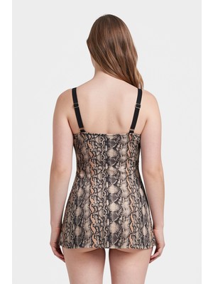 Dagi Multicolor Toparlaycı Tankini Üst