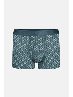 Dagi Su Yeşili 4210 Desenli Micro Modal Boxer