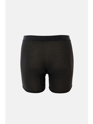 Dagi Siyah Düz Micro Modal Boxer