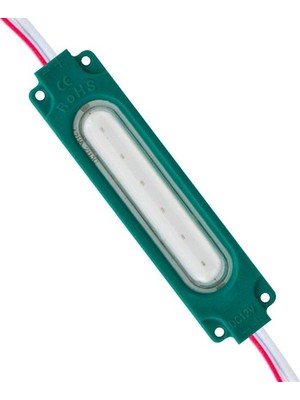 Powermaster 12 Volt 2 Watt Yeşil Modül LED (68X16 Mm)