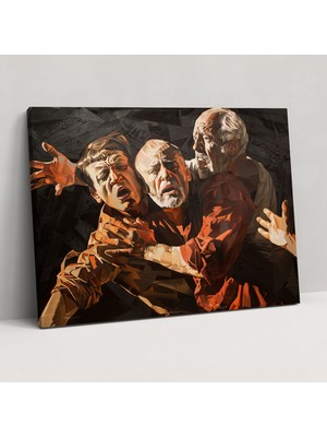 Popcasso Caravaggio Tarzı Duvar Tablosu