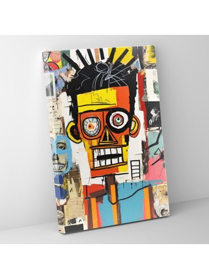 Popcasso Basquiat Eserleri Kanvas Duvar Tablosu