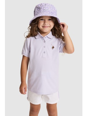 U.s. Polo Assn. Kız Çocuk Lila Tişört Basic 50325592-VR034