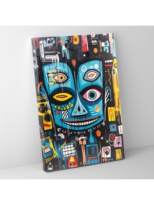 Popcasso Cesur Graffiti Tarzı Kanvas Tablo