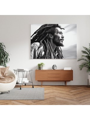 Popcasso Bob Marley Portresi Duvar Tablosu