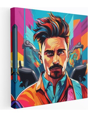 Popcasso Berber Temalı Pop Art Kanvas Tablo