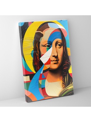 Popcasso Eğlenceli Popart Klasik Kanvas Tablo