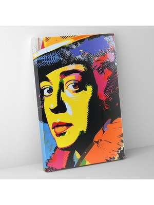 Popcasso Gece Nöbeti Remix Klasik Popart Kanvas Tablo
