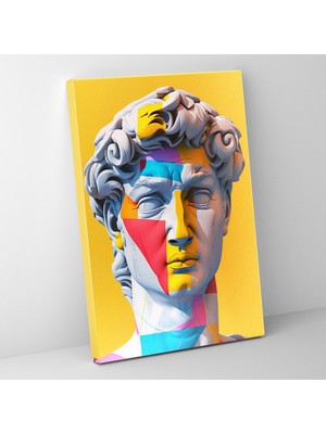 Popcasso Klasik ve Pop Art Tarzında Kanvas Tablo
