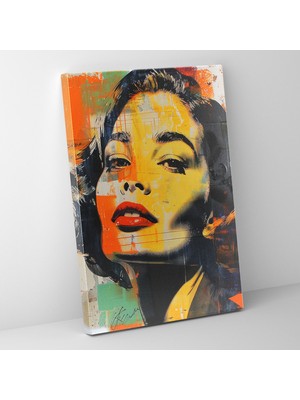 Popcasso Klasik ve Modern Tarzda Pop Art Portre Kanvas Tablo