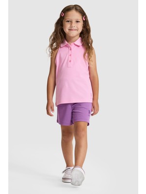 U.s. Polo Assn. Kız Çocuk Menekşe Şort (Örme) 50325686-VR037