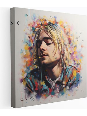 Popcasso Kurt Cobain Portre Duvar Tablosu - Sanatçı Perspektifi