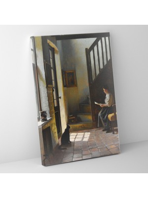 Popcasso Vermeer Tarzı Duvar Tablosu Kanvas