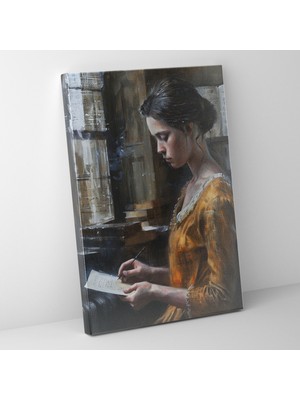 Popcasso Vermeer Tarzı Kanvas Tablo