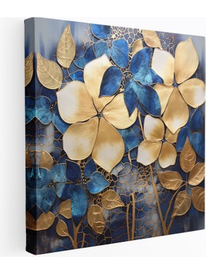 Popcasso Hortensia Temalı Modern Kanvas Tablo