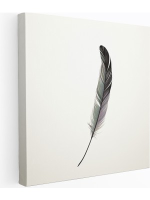 Popcasso Minimalist Tüy Motifli Kanvas Tablo