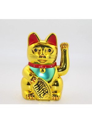Aesco Pilli Sallanan Şans Kedisi - Maneki Neko ALK2933