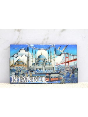Aesco Ahşap Istanbul Temalı Magnet ALK4362