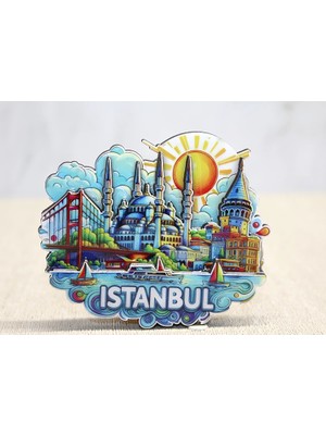 Aesco Ahşap Istanbul Temalı Magnet ALK4600