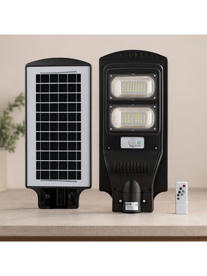 Sepetopia 200W 6500K Sensörlü Güneş Enerjili Sokak Lambası