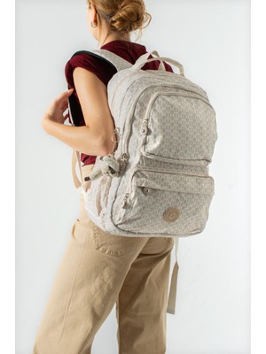 Baginn Unisex Okul Çantası Lise Ortaokul Üniversite Sırt Çantası 43*30 cm Klinkır Hafif Kumaş Çok Cepli 2h