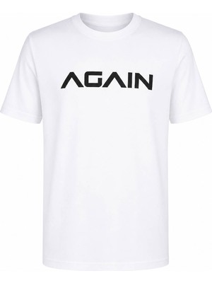 Trender Again Baskı Modal Octavian Ekru Erkek T-Shirt 226-30