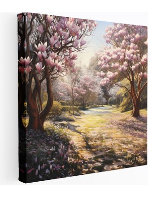 Popcasso Manzara Temalı Magnolia Kanvas Tablo
