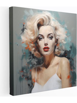 Popcasso Marilyn Monroe Modern Portre Kanvas Tablo Klasik Sanat ve Güncel Yaklaşım