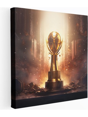 Popcasso Şampiyonluk Zaferi Nba Duvar Tablosu Dijital Sanat Kanvası