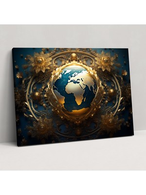 Popcasso Mandala Desenli Kanvas Tablo