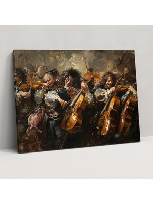 Popcasso Rembrandt Temalı Kanvas Tablo