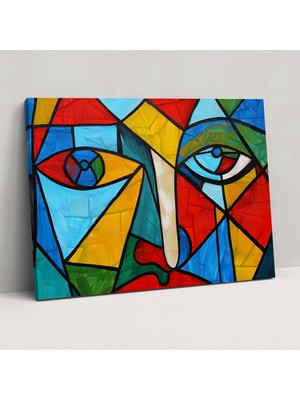 Popcasso Picasso Etkili Kanvas Tablo
