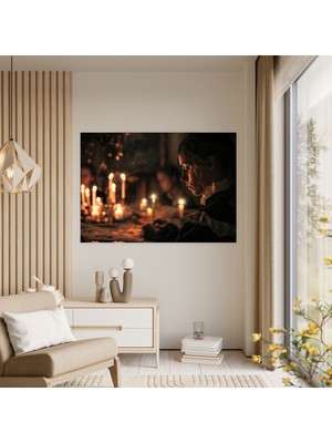 Popcasso Portre Figürleriyle Rembrandt Kanvas Tablo
